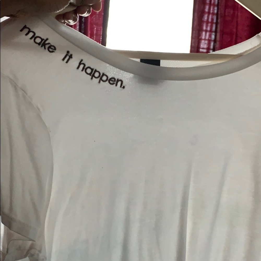 make it happen tee with slits